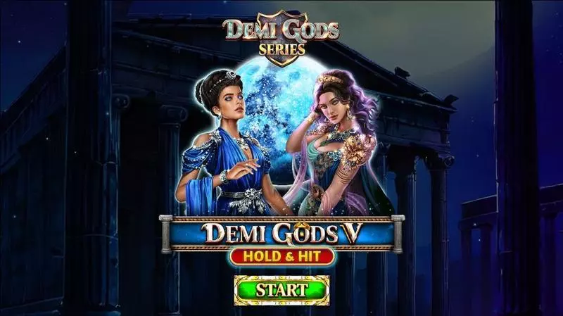 Demi Gods V – Hold and Hit  Real Money Slot made by Spinomenal - Introduction Screen