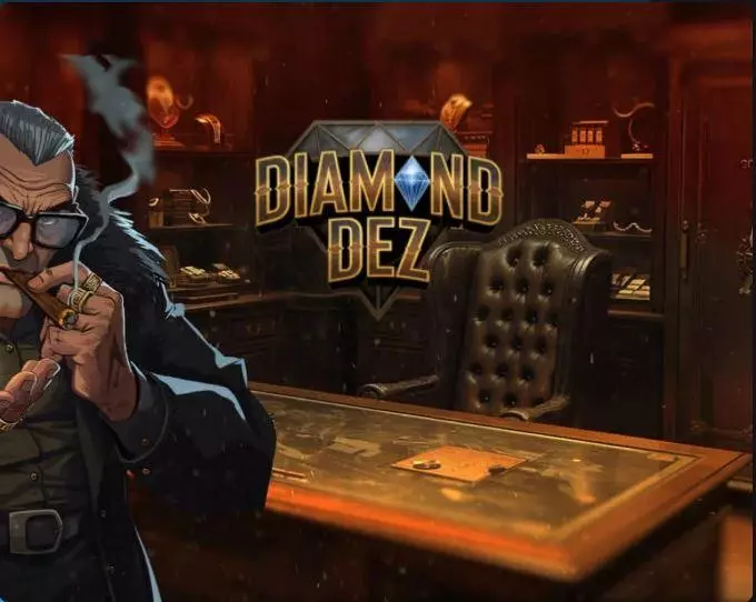 Diamond Dez  Real Money Slot made by AvatarUX - Introduction Screen