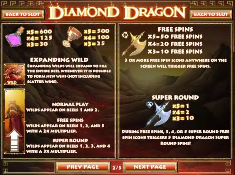 Diamond Dragon  Real Money Slot made by Rival - Info and Rules
