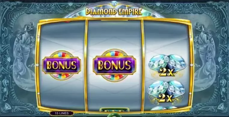 Diamond Empire  Real Money Slot made by Microgaming - Main Screen Reels