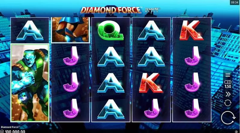 Diamond Force  Real Money Slot made by Microgaming - Main Screen Reels