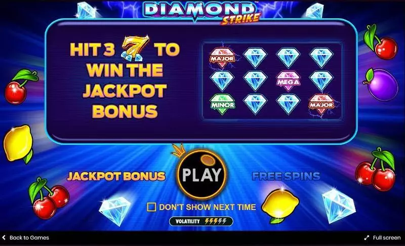 Diamond Strike  Real Money Slot made by Pragmatic Play - Info and Rules