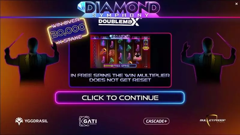 Diamond Symphony DoubleMax  Real Money Slot made by Bulletproof Games - Info and Rules