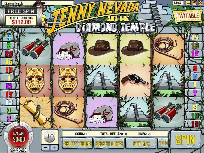 Diamond Temple  Real Money Slot made by Rival - Bonus 2