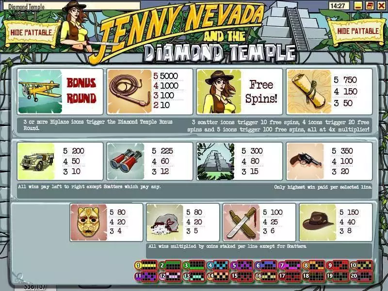 Diamond Temple  Real Money Slot made by Rival - Info and Rules
