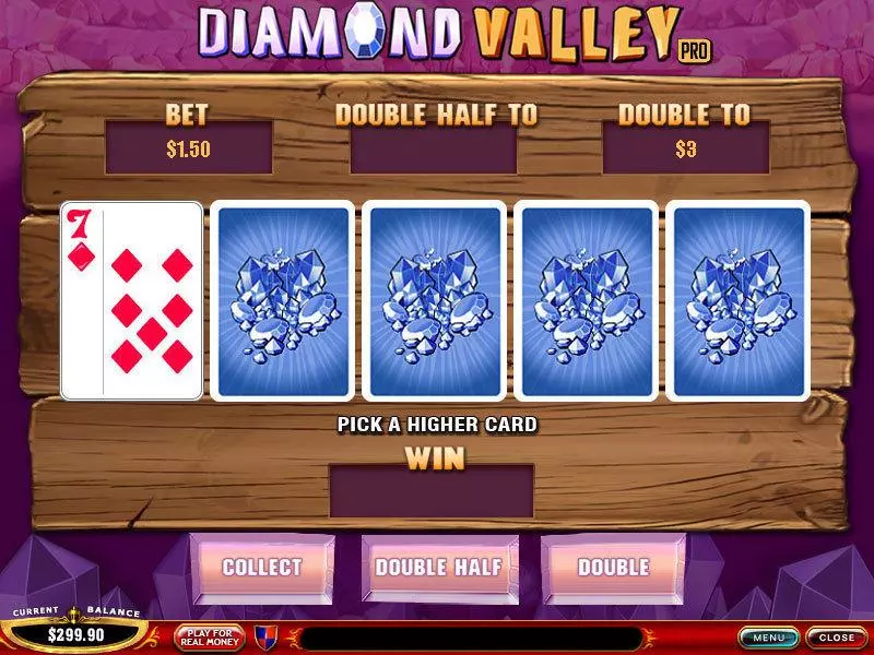 Diamond Valley Pro  Real Money Slot made by PlayTech - Gamble Screen