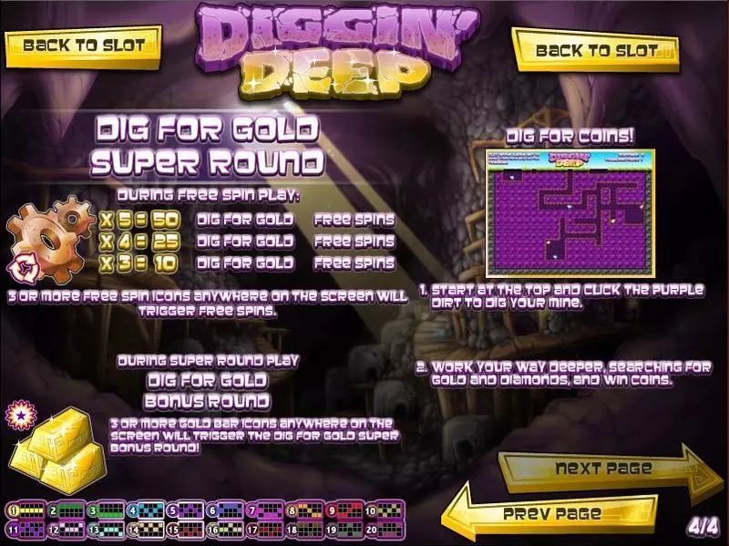 Diggin Deep  Real Money Slot made by Rival - Info and Rules