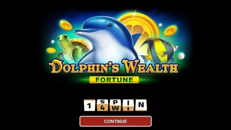 Dolphin's Wealth Fortune  Real Money Slot made by 1Spin4Win - Introduction Screen