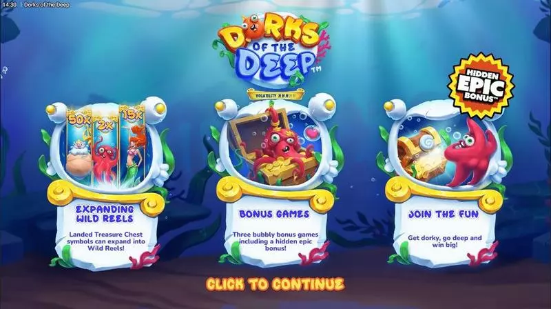 Dorks Of The Deep  Real Money Slot made by Hacksaw Gaming, - Info and Rules