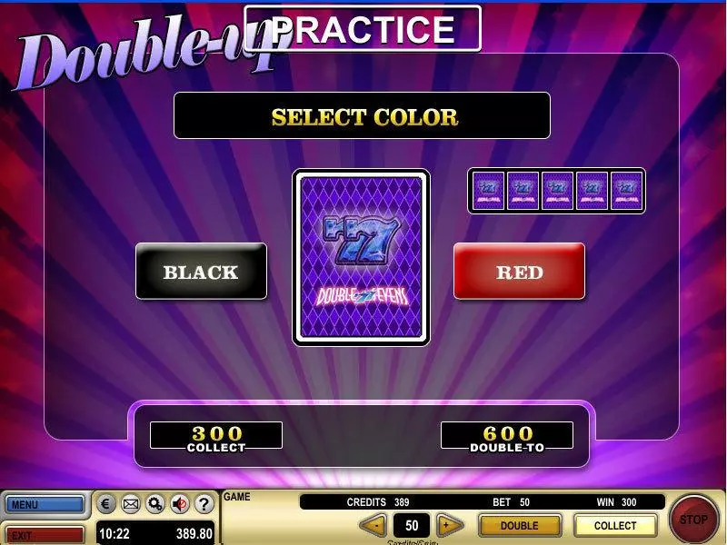 Double Sevens  Real Money Slot made by GTECH - Gamble Screen