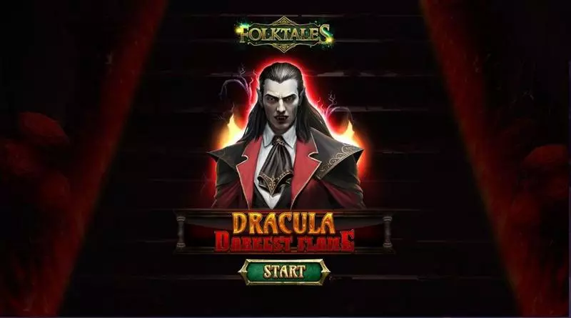 Dracula – Darkest Flame  Real Money Slot made by Spinomenal - Introduction Screen