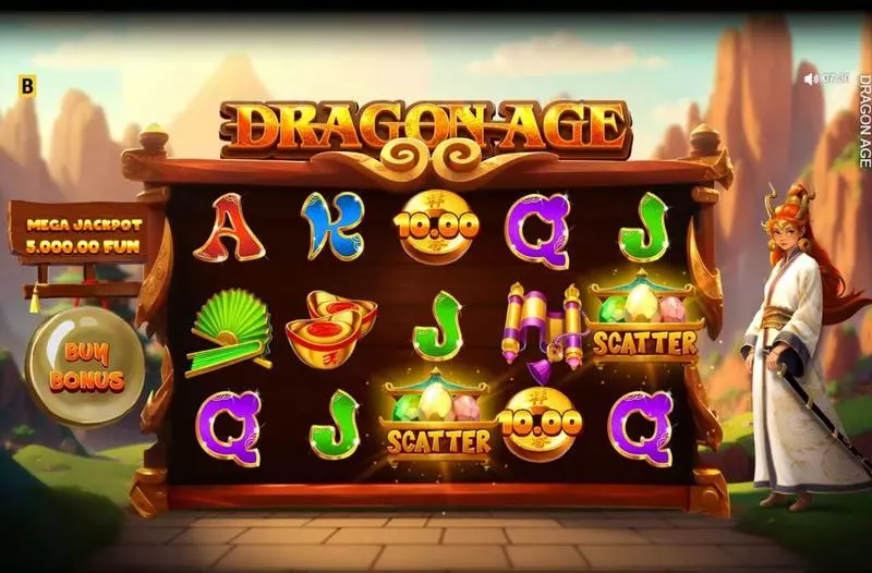 Dragon Age Hold and Win  Real Money Slot made by BGaming - Main Screen Reels