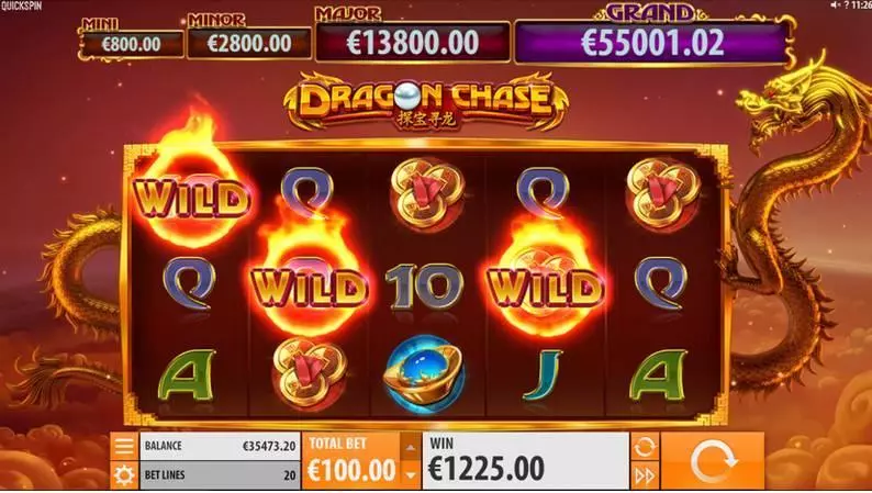 Dragon Chase  Real Money Slot made by Quickspin - 