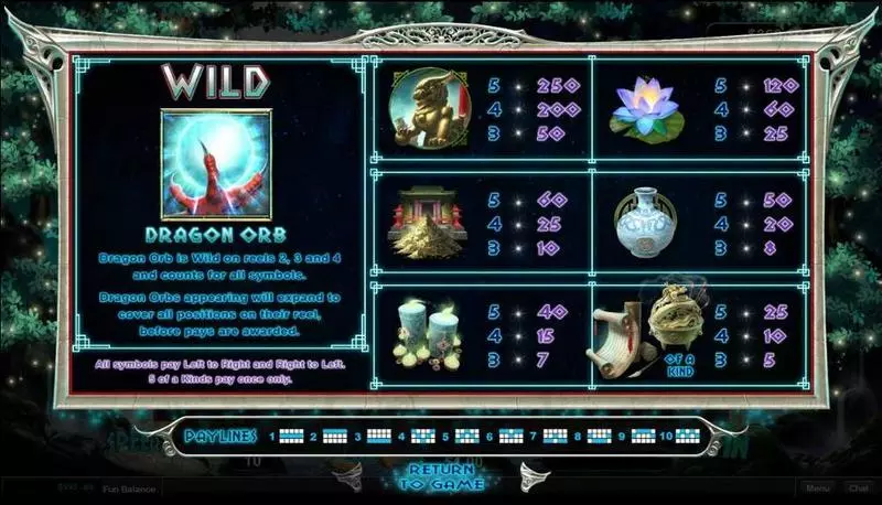 Dragon Orb  Real Money Slot made by RTG - Bonus 1