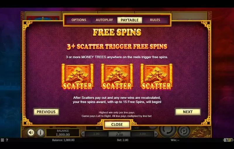 Dragon & Phoenix  Real Money Slot made by BetSoft - Bonus 2