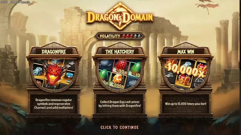 Dragon’s Domain  Real Money Slot made by Hacksaw Gaming - Info and Rules