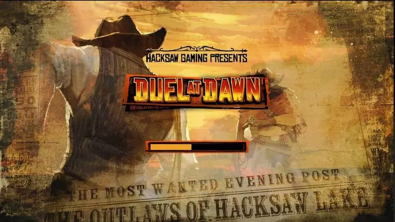 Duel At Dawn  Real Money Slot made by Hacksaw Gaming - Introduction Screen