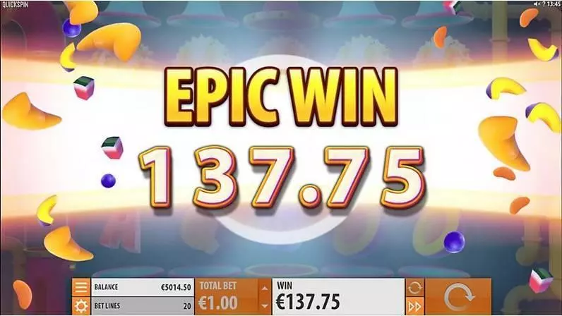 Durian Dynamite  Real Money Slot made by Quickspin - Winning Screenshot