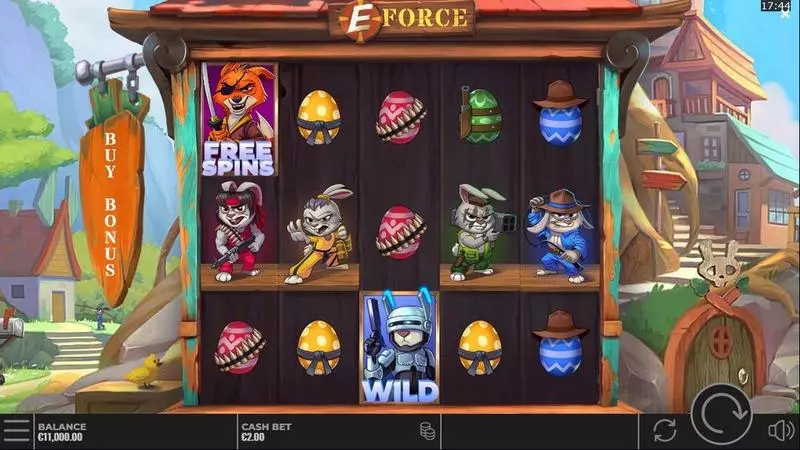 E-Force   Real Money Slot made by Yggdrasil - Main Screen Reels