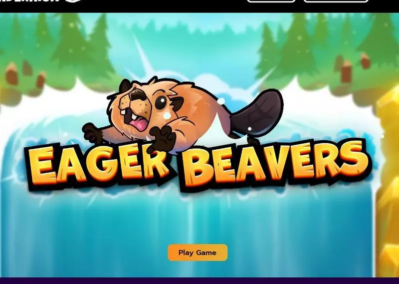 Eager Beavers  Real Money Slot made by Thunderkick - Introduction Screen