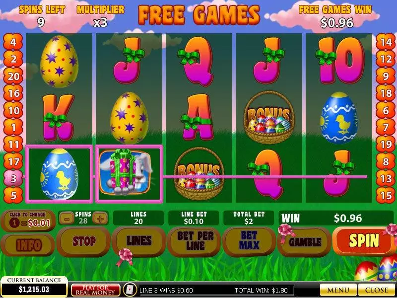 Easter Surprise  Real Money Slot made by PlayTech - Bonus 2