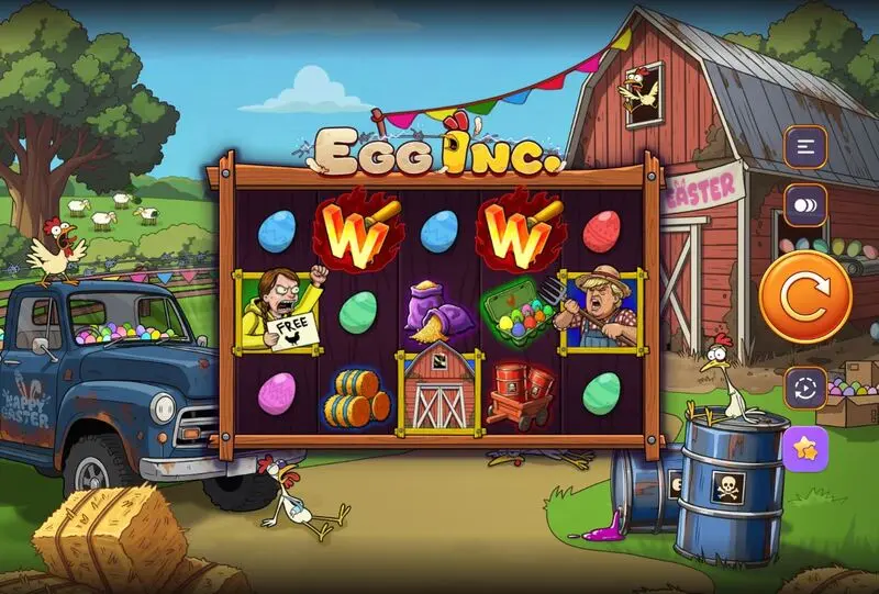Egg Inc  Real Money Slot made by TrueLab Games - Main Screen Reels