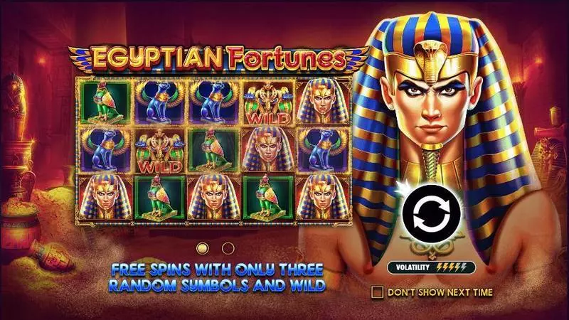 Egyptian Fortunes  Real Money Slot made by Pragmatic Play - Info and Rules