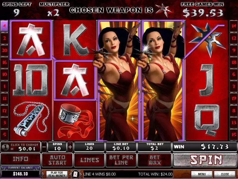 Elektra  Real Money Slot made by PlayTech - Main Screen Reels
