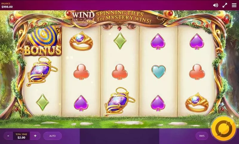 Elven Magic  Real Money Slot made by Red Tiger Gaming - Main Screen Reels