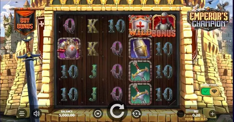 Emperor's Champion  Real Money Slot made by StakeLogic - Main Screen Reels