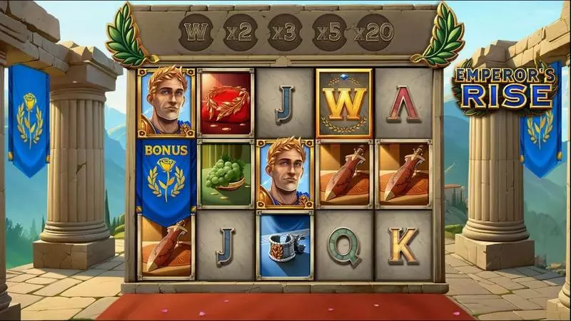 Emperors Rise  Real Money Slot made by Slotmill - Main Screen Reels