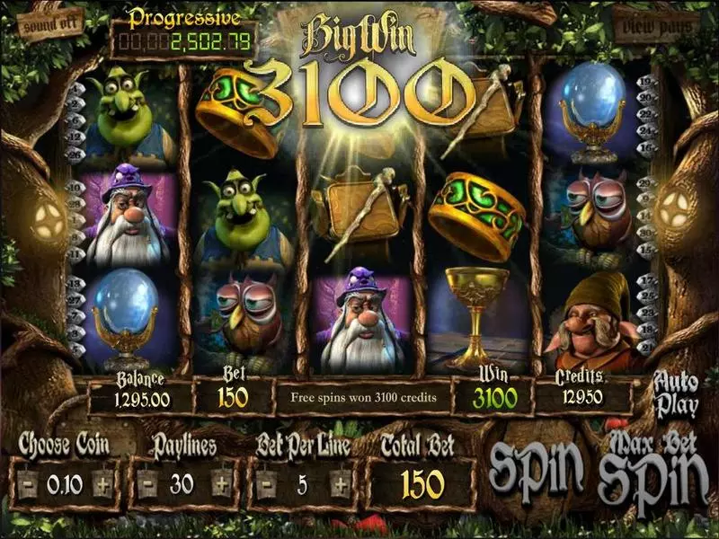 Enchanted  Real Money Slot made by BetSoft - Introduction Screen