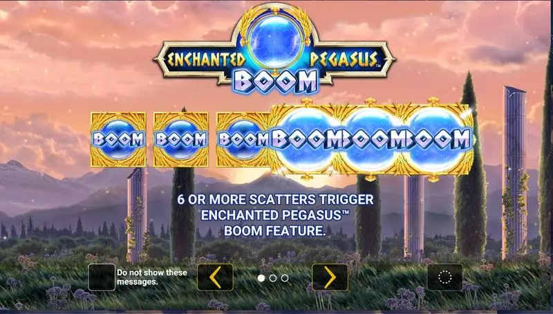 Enchanted Pegasus BOOM  Real Money Slot made by Greentube - Info and Rules