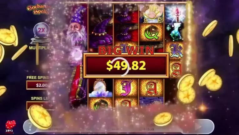 Enchanting Spells  Real Money Slot made by 2 by 2 Gaming - Winning Screenshot