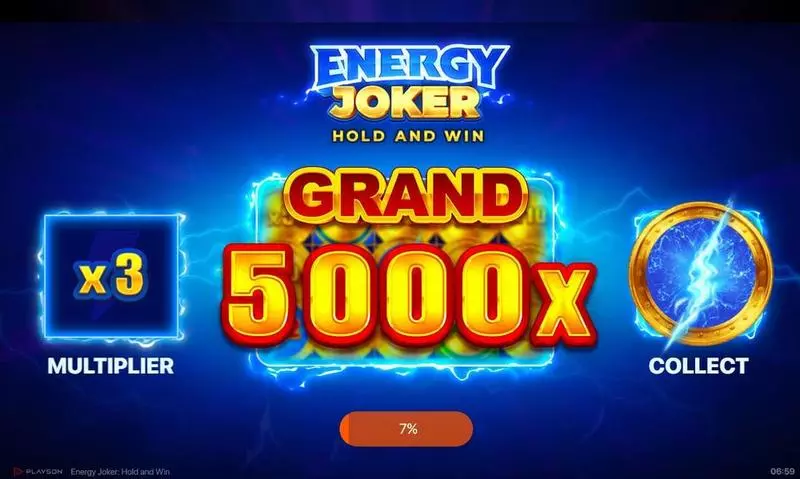 Energy Joker - Hold and Win  Real Money Slot made by Playson - Introduction Screen