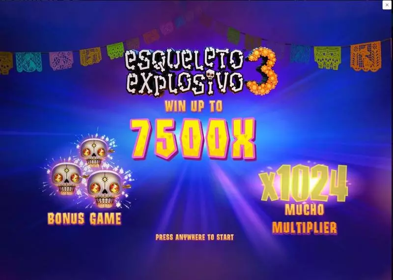 Esqueleto Explosivo 3  Real Money Slot made by Thunderkick - Info and Rules