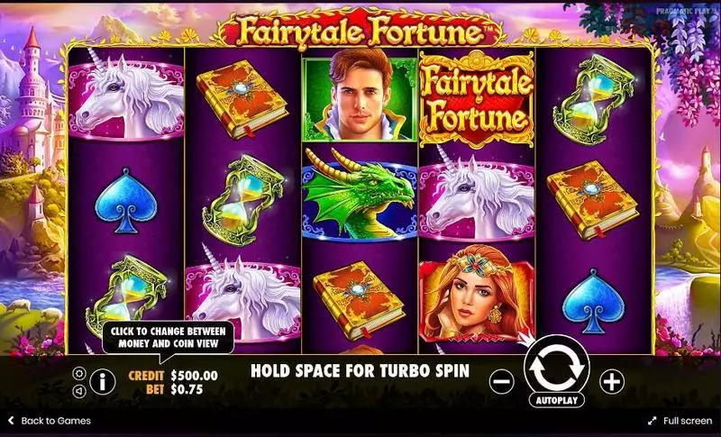 Fairytale Fortune  Real Money Slot made by Pragmatic Play - Main Screen Reels