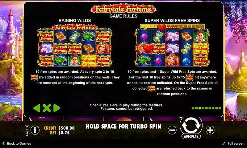 Fairytale Fortune  Real Money Slot made by Pragmatic Play - Bonus 2