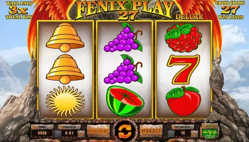 Fenix Play 27 Deluxe  Real Money Slot made by Wazdan - Main Screen Reels