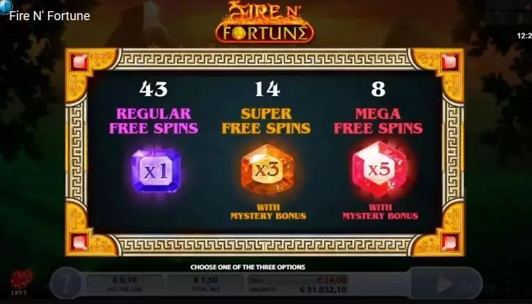 Fire N’ Fortune  Real Money Slot made by 2 by 2 Gaming - Bonus 1