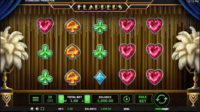 Flappers  Real Money Slot made by StakeLogic - Main Screen Reels