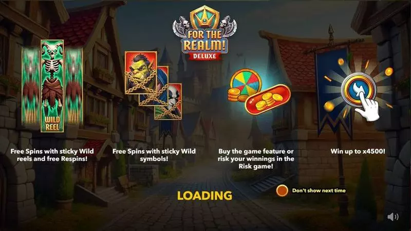 For the Realm Deluxe  Real Money Slot made by Mascot Gaming - Info and Rules