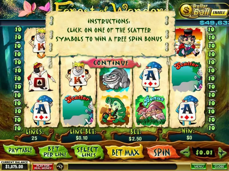Forest of Wonders  Real Money Slot made by PlayTech - Bonus 2