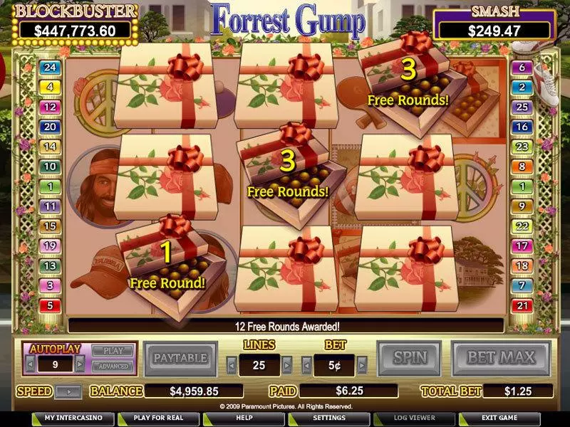 Forrest Gump  Real Money Slot made by CryptoLogic - Bonus 2