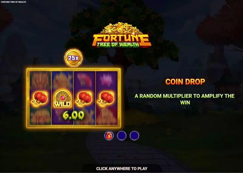 Fortune Tree of Wealth  Real Money Slot made by Wizard Games - Introduction Screen