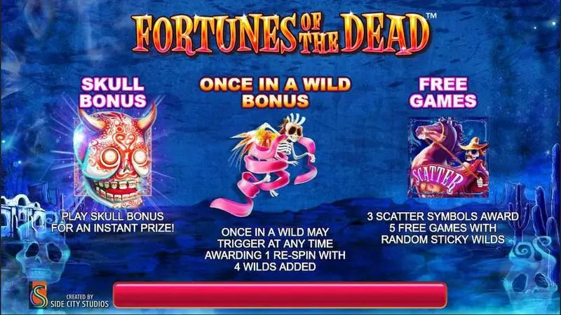 Fortunes of the Dead   Real Money Slot made by Side City - Info and Rules