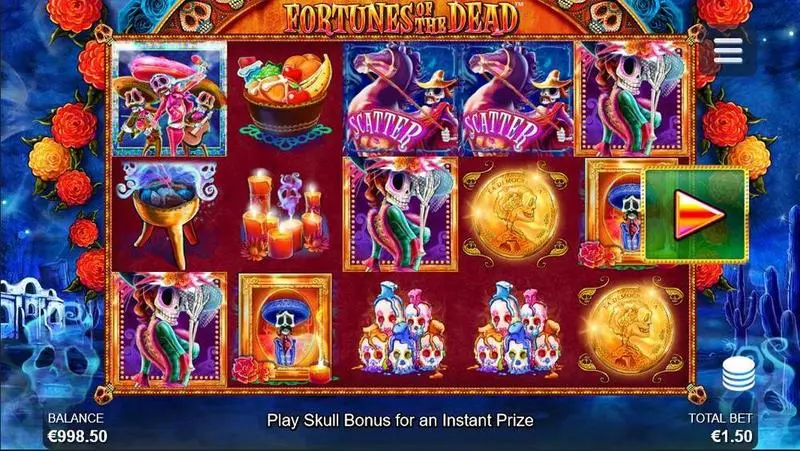 Fortunes of the Dead   Real Money Slot made by Side City - Main Screen Reels