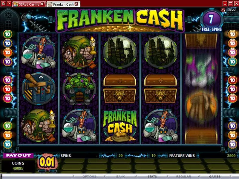 Franken Cash  Real Money Slot made by Microgaming - Bonus 1