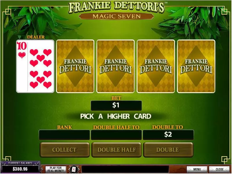 Frankie Dettori's Magic Seven  Real Money Slot made by PlayTech - Gamble Screen
