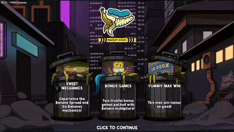 FRKN Bananas  Real Money Slot made by Hacksaw Gaming - Info and Rules